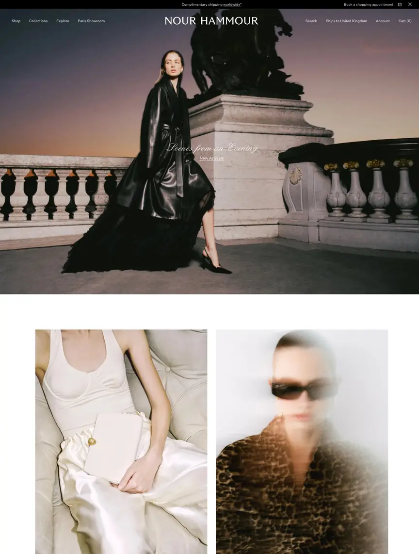 Nour Hammour, Luxury fashion